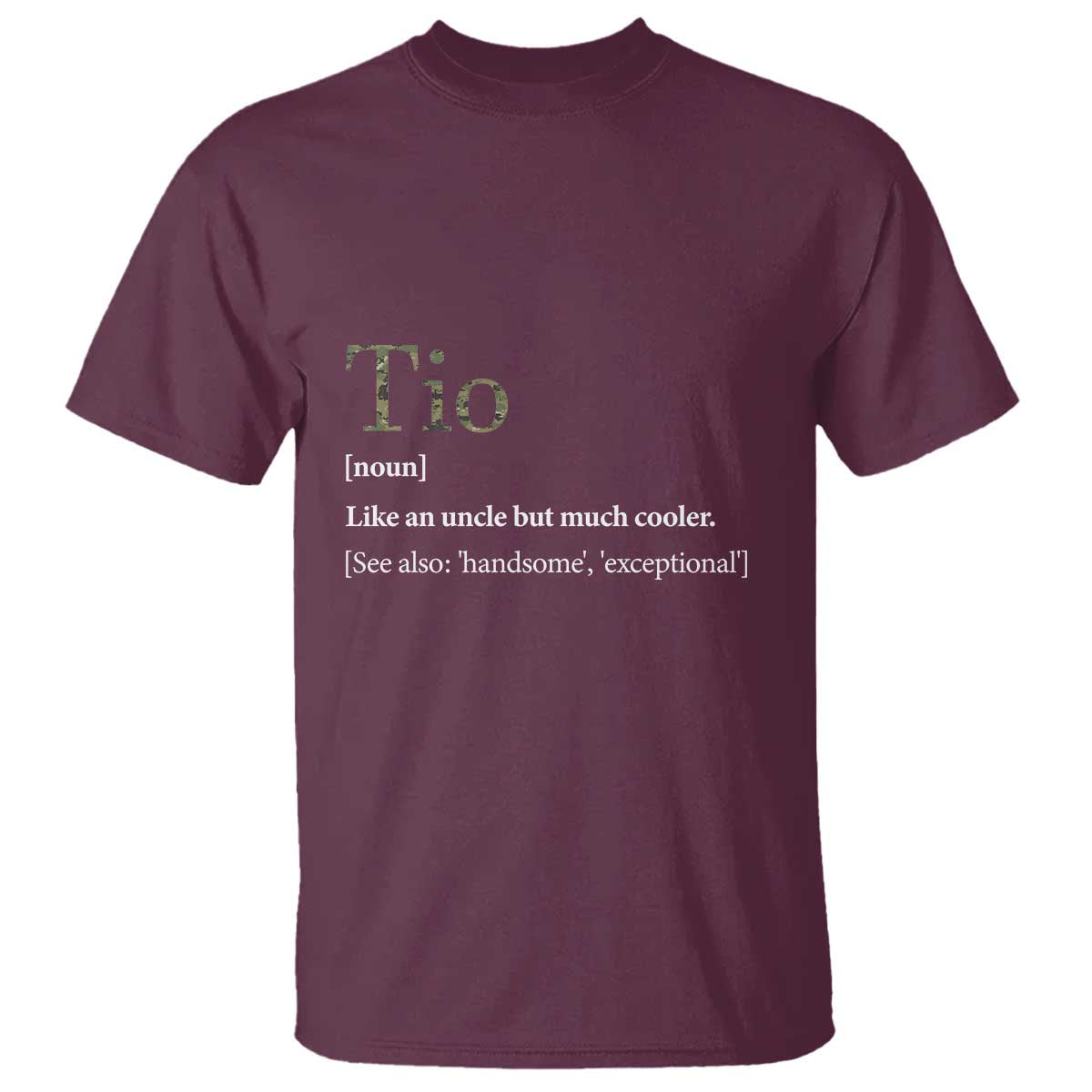 Funny Tio Definition T Shirt Spanish Mexican Uncle Father's Day - Wonder Print Shop