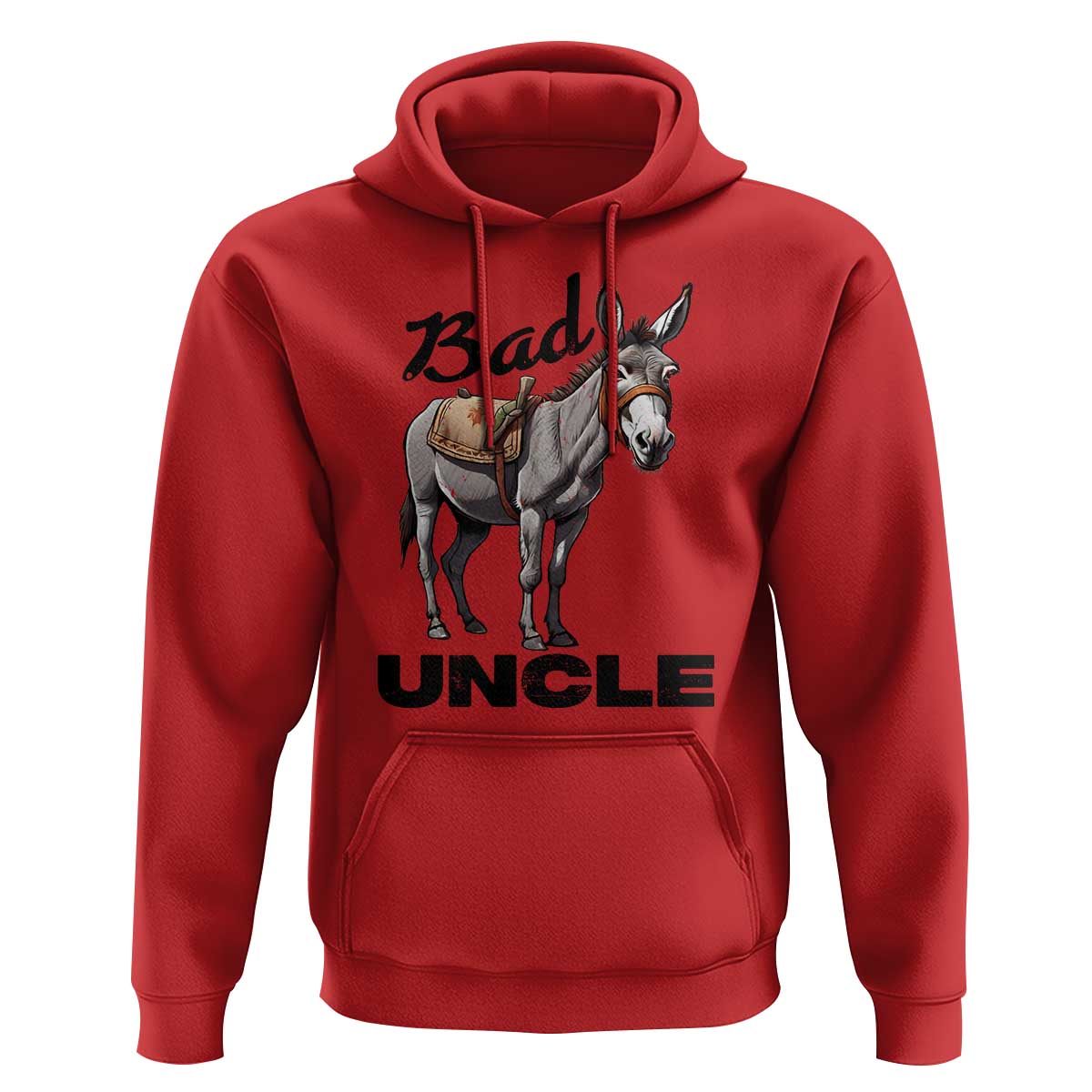 Funny Badass Uncle Hoodie Bad Uncle Donkey Father's Day - Wonder Print Shop