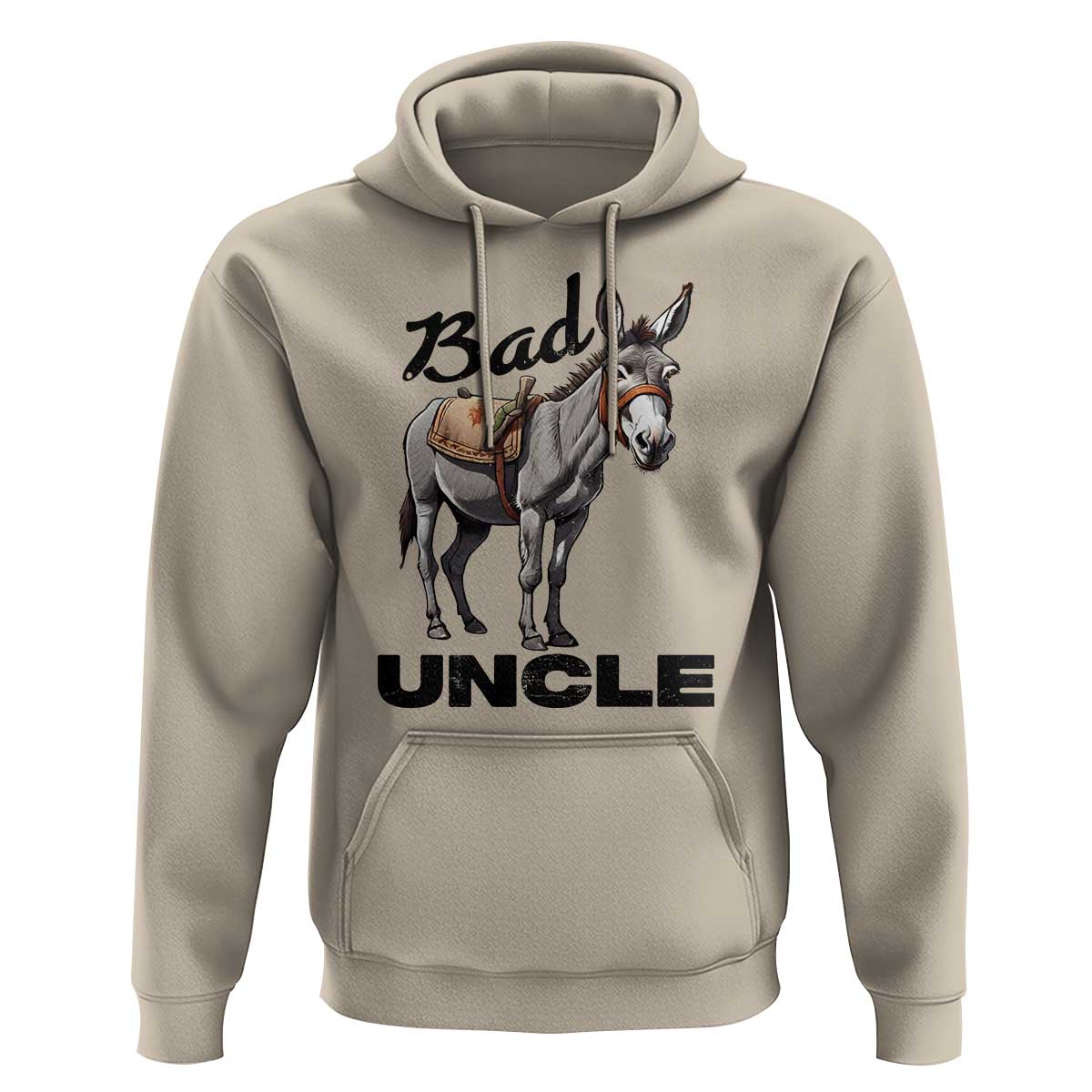 Funny Badass Uncle Hoodie Bad Uncle Donkey Father's Day - Wonder Print Shop