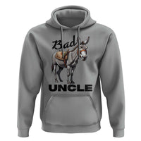Funny Badass Uncle Hoodie Bad Uncle Donkey Father's Day - Wonder Print Shop