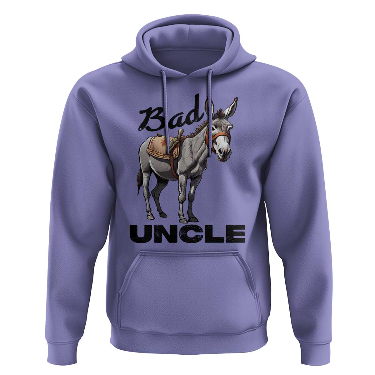 Funny Badass Uncle Hoodie Bad Uncle Donkey Father's Day - Wonder Print Shop