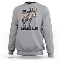 Funny Badass Uncle Sweatshirt Bad Uncle Donkey Father's Day - Wonder Print Shop
