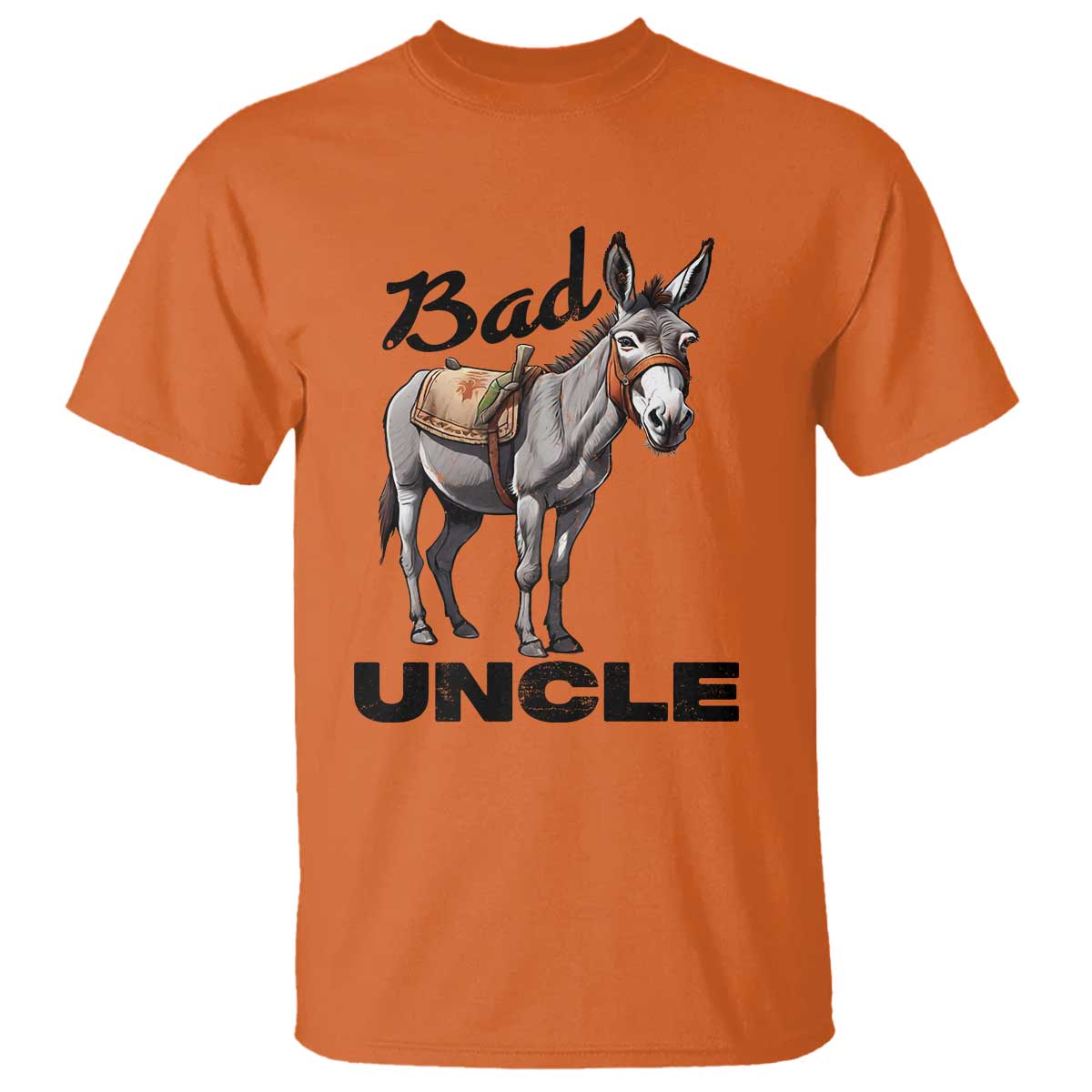 Funny Badass Uncle T Shirt Bad Uncle Donkey Father's Day - Wonder Print Shop