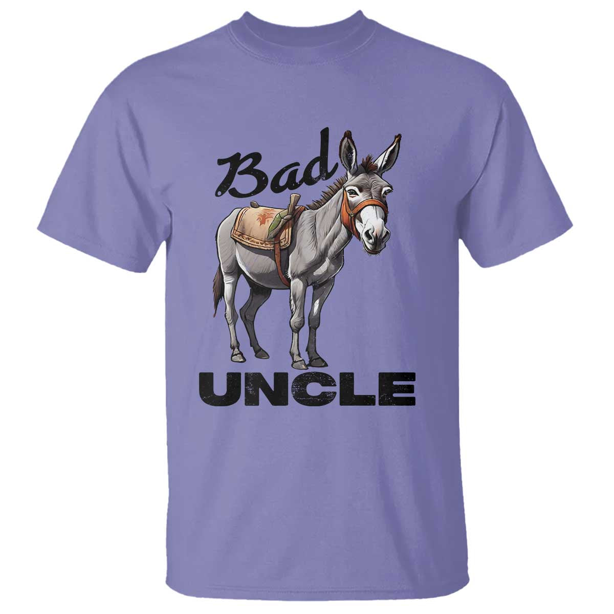Funny Badass Uncle T Shirt Bad Uncle Donkey Father's Day - Wonder Print Shop