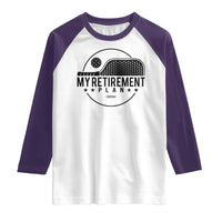 Funny Pickleball Raglan Shirt My Retirement Plan 2024 Pickle Ball