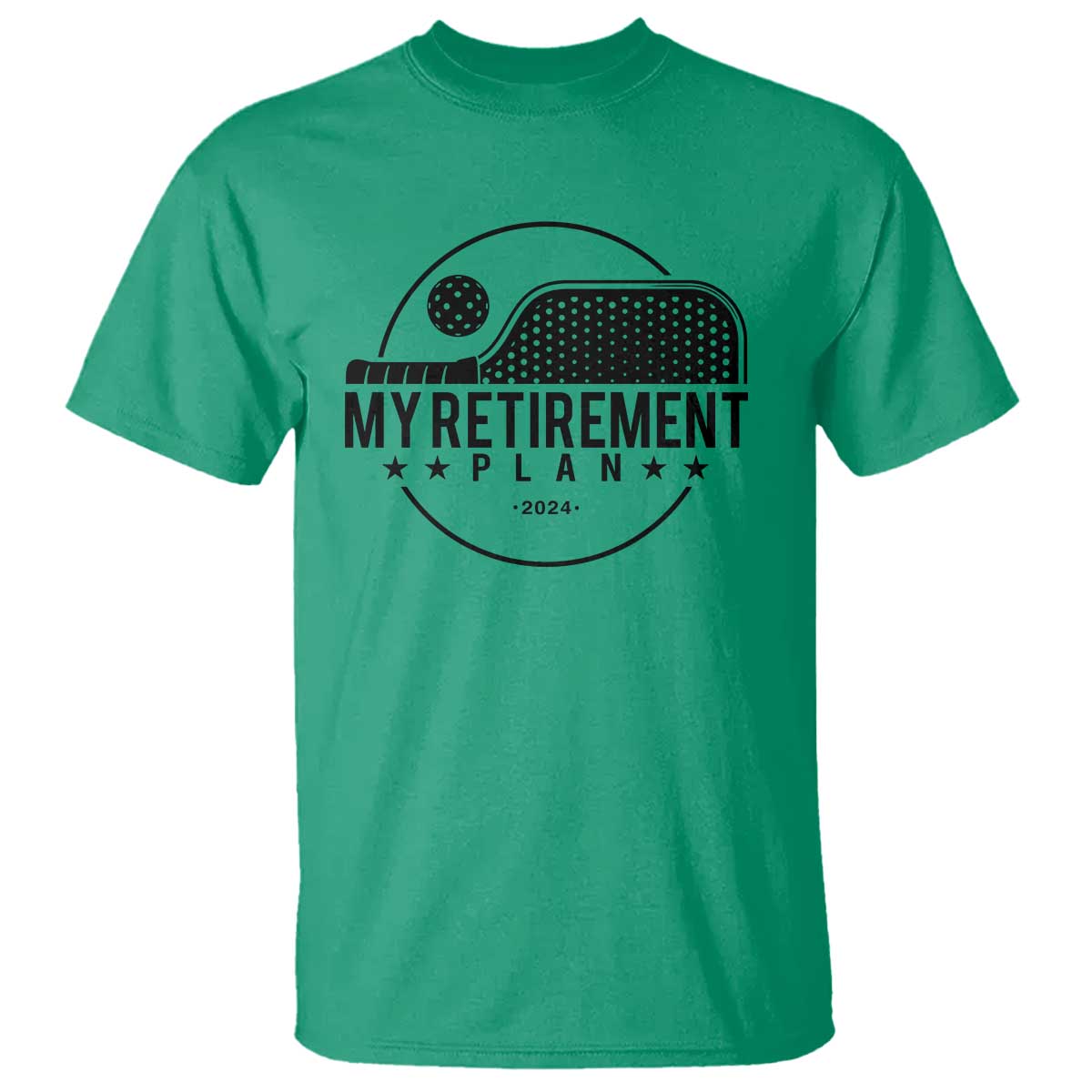 Funny Pickleball T Shirt My Retirement Plan 2024 Pickle Ball - Wonder Print Shop
