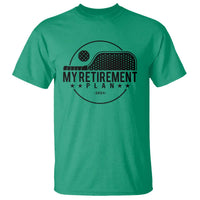 Funny Pickleball T Shirt My Retirement Plan 2024 Pickle Ball - Wonder Print Shop