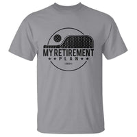 Funny Pickleball T Shirt My Retirement Plan 2024 Pickle Ball - Wonder Print Shop