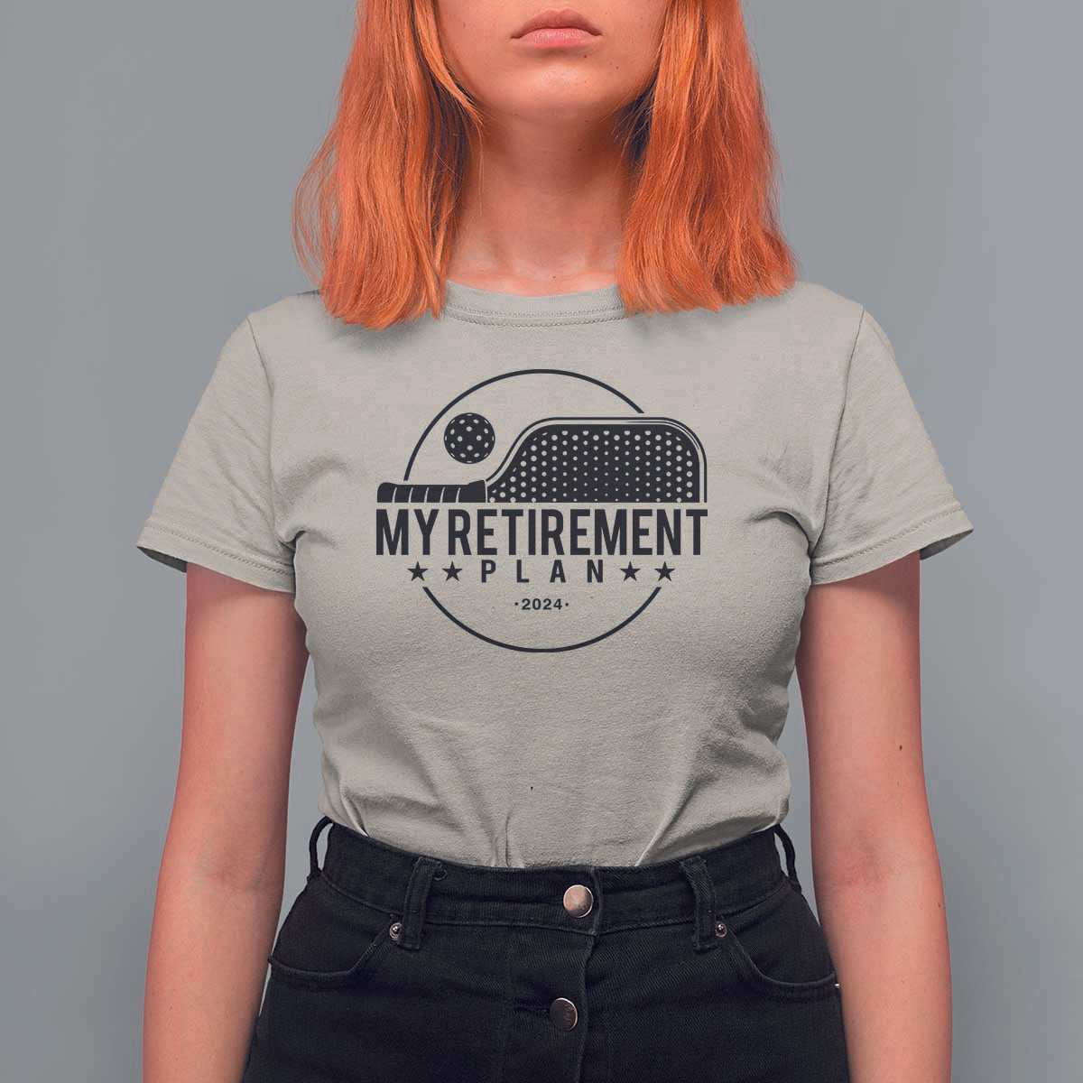Funny Pickleball T Shirt For Women My Retirement Plan 2024 Pickle Ball - Wonder Print Shop
