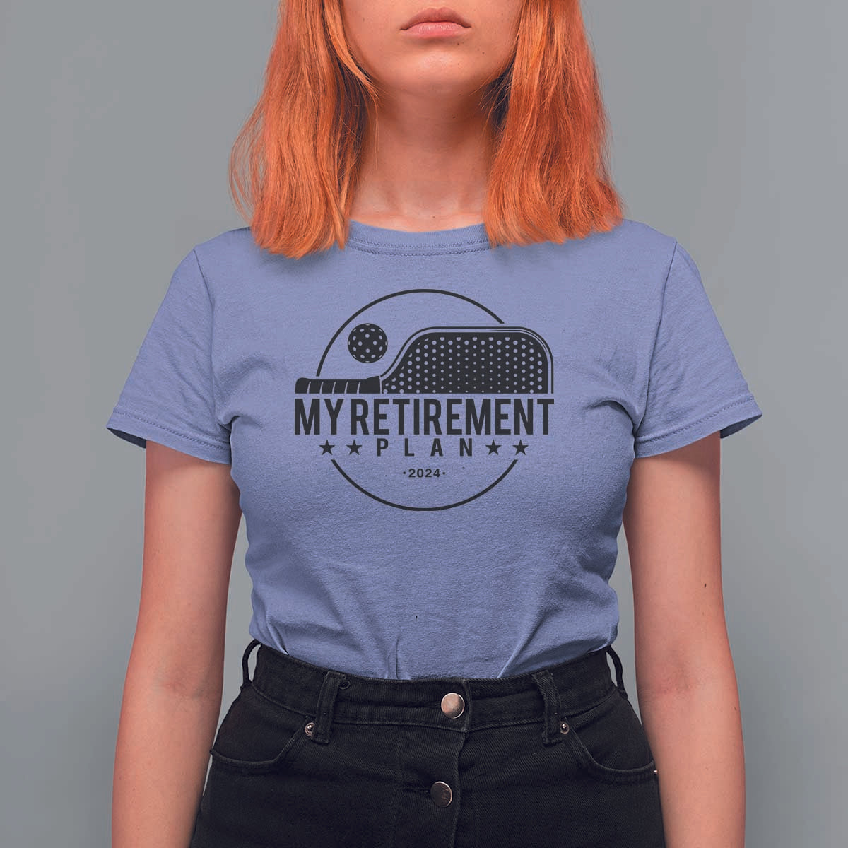 Funny Pickleball T Shirt For Women My Retirement Plan 2024 Pickle Ball - Wonder Print Shop