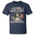 Funny Girl Hold My Earrings T Shirt Statue of Liberty American Flag - Wonder Print Shop