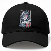 Funny 8647 Impeach 47 Girls American Flag Baseball Cap