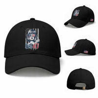 Funny 8647 Impeach 47 Girls American Flag Baseball Cap