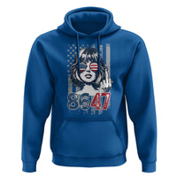 Funny 8647 Impeach 47 Girls American Flag Hoodie - Wonder Print Shop