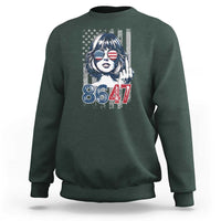 Funny 8647 Impeach 47 Girls American Flag Sweatshirt - Wonder Print Shop