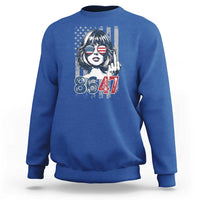 Funny 8647 Impeach 47 Girls American Flag Sweatshirt - Wonder Print Shop