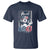 Funny 8647 Impeach 47 Girls American Flag T Shirt - Wonder Print Shop