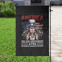 Funny The 2nd Amendment Uncle Sam Garden Flag America The Original Homeland Security - Wonder Print Shop
