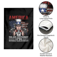 Funny The 2nd Amendment Uncle Sam Garden Flag America The Original Homeland Security - Wonder Print Shop