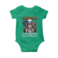 Funny The 2nd Amendment Uncle Sam Baby Onesie America The Original Homeland Security - Wonder Print Shop