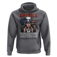 Funny The 2nd Amendment Uncle Sam Hoodie America The Original Homeland Security - Wonder Print Shop