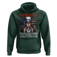 Funny The 2nd Amendment Uncle Sam Hoodie America The Original Homeland Security - Wonder Print Shop