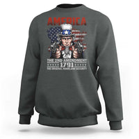 Funny The 2nd Amendment Uncle Sam Sweatshirt America The Original Homeland Security - Wonder Print Shop