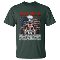 Funny The 2nd Amendment Uncle Sam T Shirt America The Original Homeland Security - Wonder Print Shop