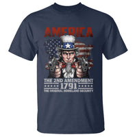 Funny The 2nd Amendment Uncle Sam T Shirt America The Original Homeland Security - Wonder Print Shop