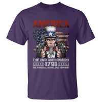 Funny The 2nd Amendment Uncle Sam T Shirt America The Original Homeland Security - Wonder Print Shop