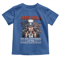 Funny The 2nd Amendment Uncle Sam Toddler T Shirt America The Original Homeland Security - Wonder Print Shop