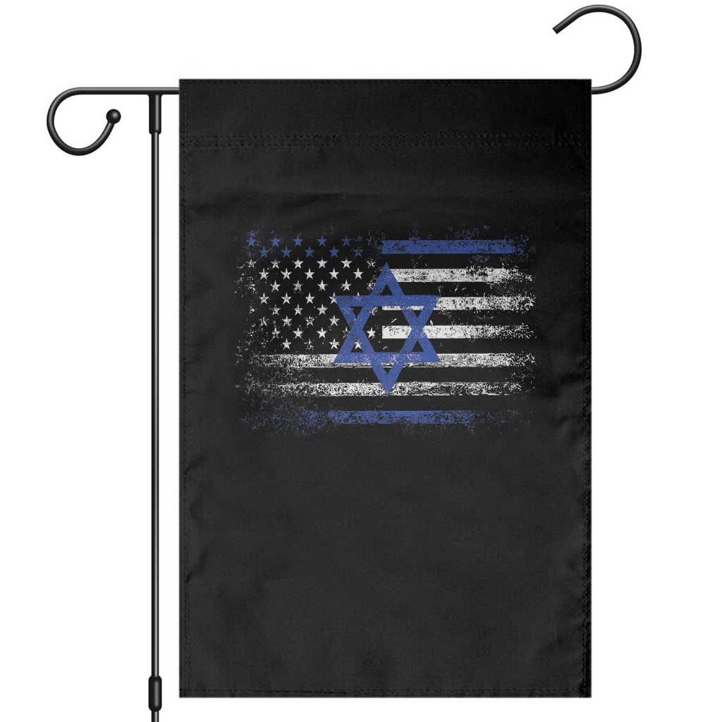 Proud Israeli American Garden Flag Patriotic Israeli USA Flag - Wonder Print Shop