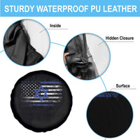 Proud Israeli American Spare Tire Cover Patriotic Israeli USA Flag - Wonder Print Shop
