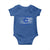 Proud Israeli American Baby Onesie Patriotic Israeli USA Flag - Wonder Print Shop