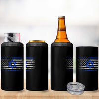 Proud Israeli American 4 in 1 Can Cooler Tumbler Patriotic Israeli USA Flag - Wonder Print Shop