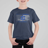 Proud Israeli American T Shirt For Kid Patriotic Israeli USA Flag - Wonder Print Shop