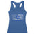 Proud Israeli American Racerback Tank Top Patriotic Israeli USA Flag - Wonder Print Shop