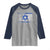 Proud Israeli American Raglan Shirt Patriotic Israeli USA Flag - Wonder Print Shop