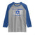 Proud Israeli American Raglan Shirt Patriotic Israeli USA Flag - Wonder Print Shop