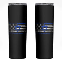 Proud Israeli American Skinny Tumbler Patriotic Israeli USA Flag - Wonder Print Shop