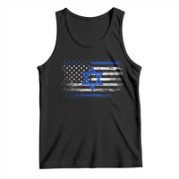 Proud Israeli American Tank Top Patriotic Israeli USA Flag - Wonder Print Shop