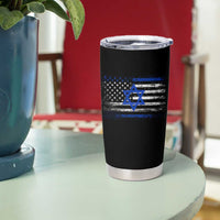 Proud Israeli American Tumbler Cup Patriotic Israeli USA Flag - Wonder Print Shop