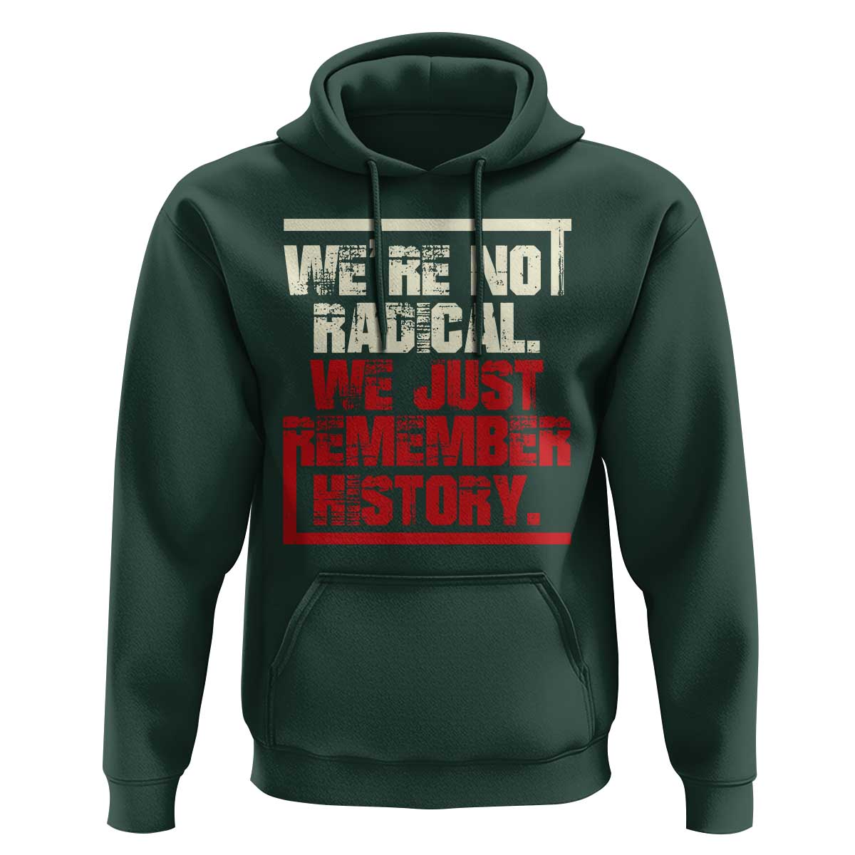 We Are Not Radical We Just Remember History Hoodie - Wonder Print Shop