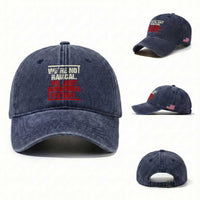 We Are Not Radical We Just Remember History Washed Cotton Baseball Cap