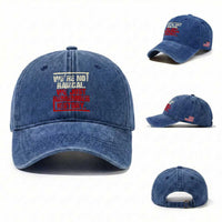 We Are Not Radical We Just Remember History Washed Cotton Baseball Cap