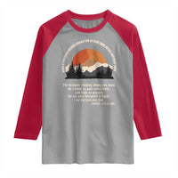 When A Foreigner Resides Among You In Your Land Do Not Mistreat Them Raglan Shirt Leviticus Bible Verse - Wonder Print Shop