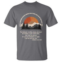 When A Foreigner Resides Among You In Your Land Do Not Mistreat Them T Shirt Leviticus Bible Verse - Wonder Print Shop
