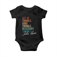 John Lewis Baby Onesie Get In Trouble Good Necessary Trouble Social Justice - Wonder Print Shop