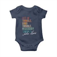 John Lewis Baby Onesie Get In Trouble Good Necessary Trouble Social Justice - Wonder Print Shop