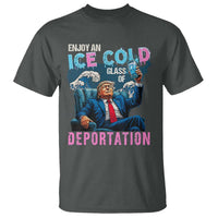 Funny Enjoy An Ice Cold Glass Of Deportation T Shirt American Flag - Wonder Print Shop